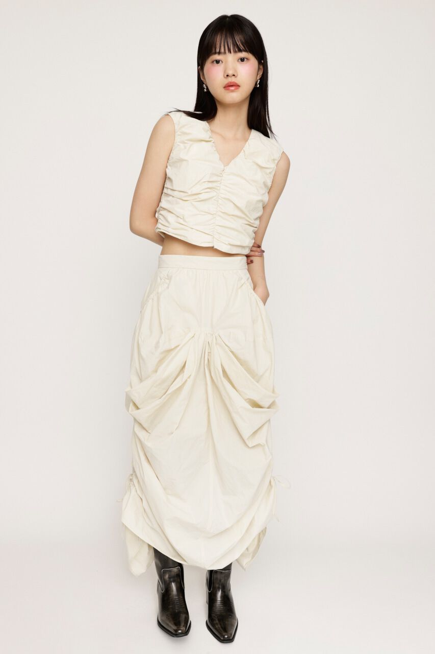 SLY「FLOWING DRAPE 3D スカート」|スカート|
