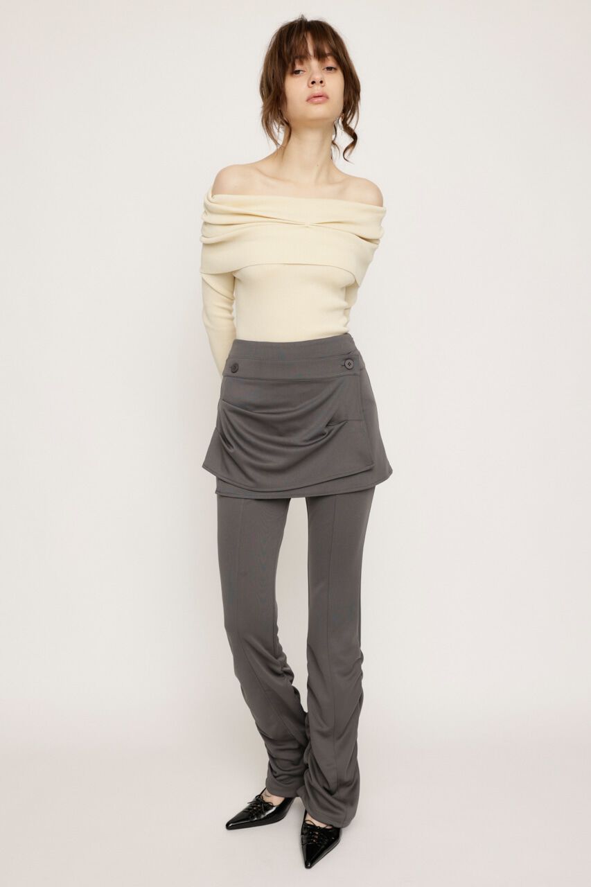 SLY「WRAP SK LAYERED FLARE パンツ」|その他|