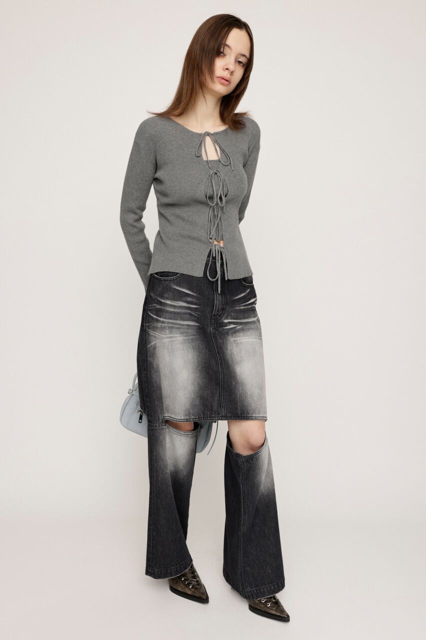 SLY「KNEE REVEAL SK-E」|スカート|