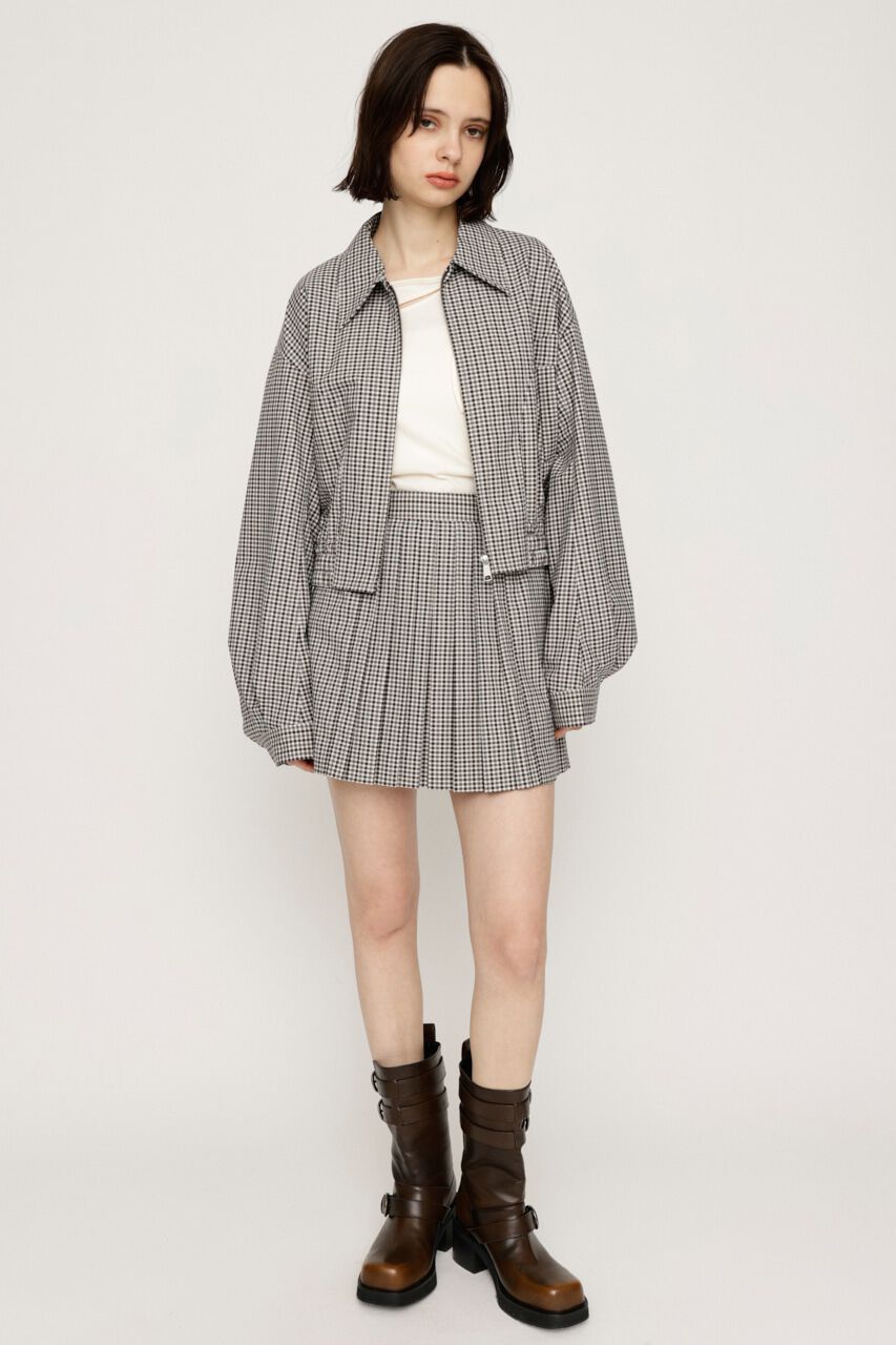 SLY「FRONT PLEATS ショートスカート」|スカート|