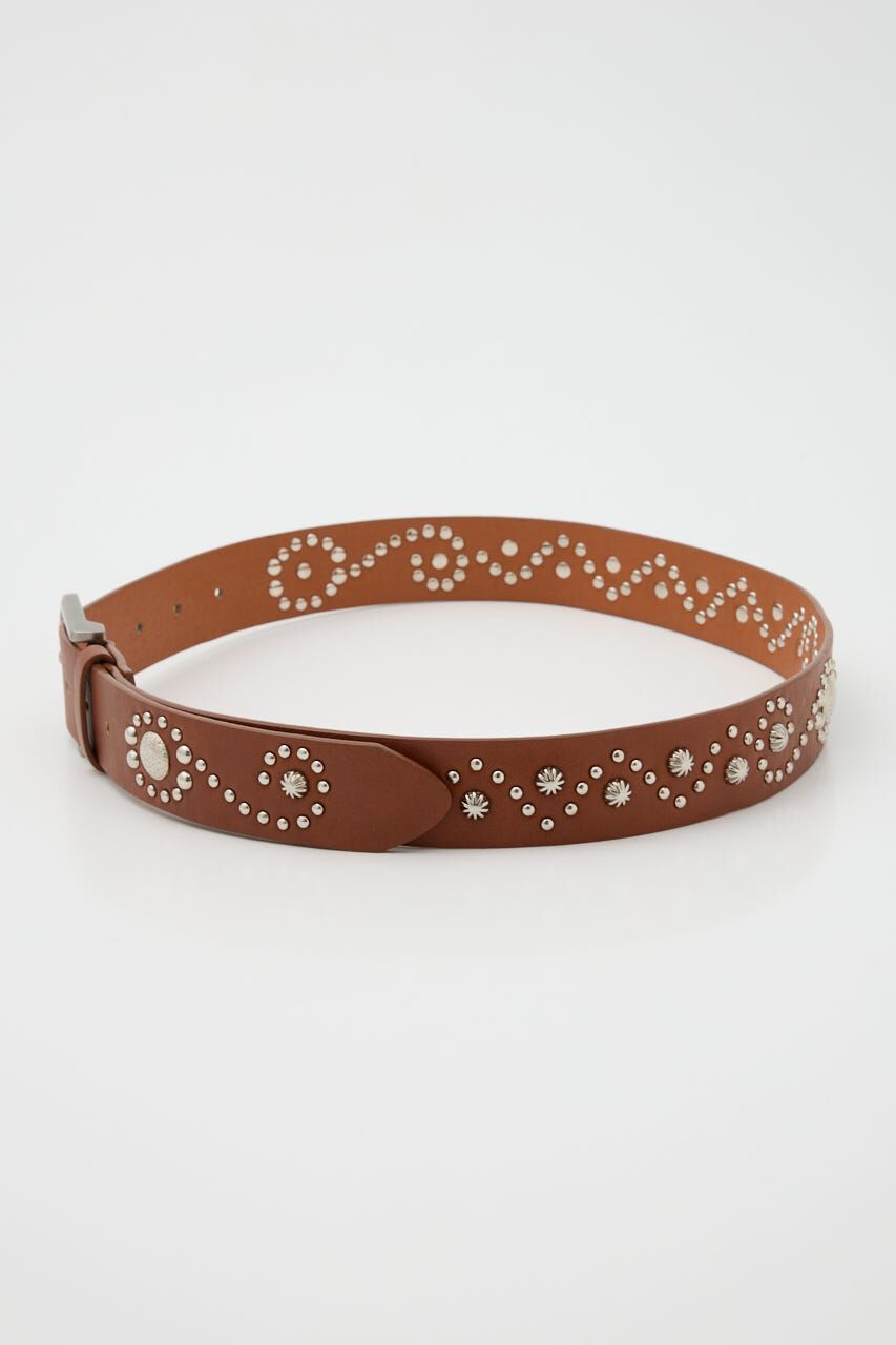 SLY「F／LEATHER STUDS ベルト」|ベルト|