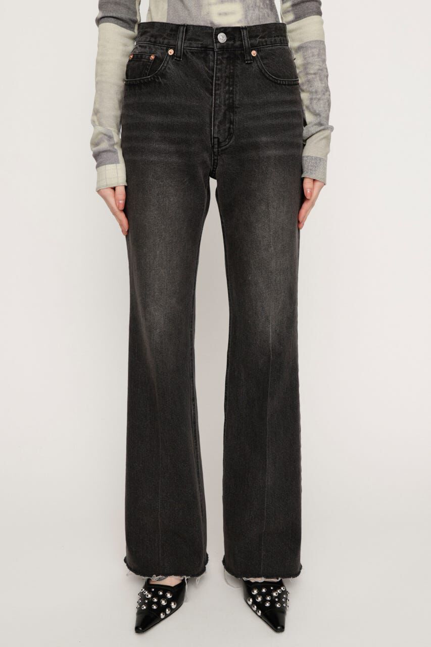 SLY「J／W SEMI FLARE DENIM パンツ」|デニム|