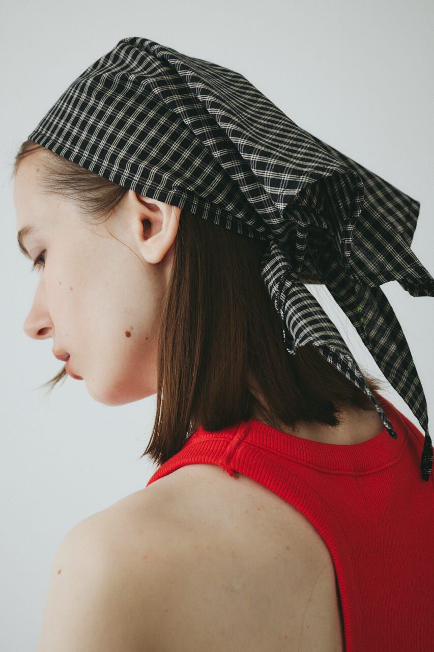 HeRIN.CYE「［予約］Checked headscarf」|その他|