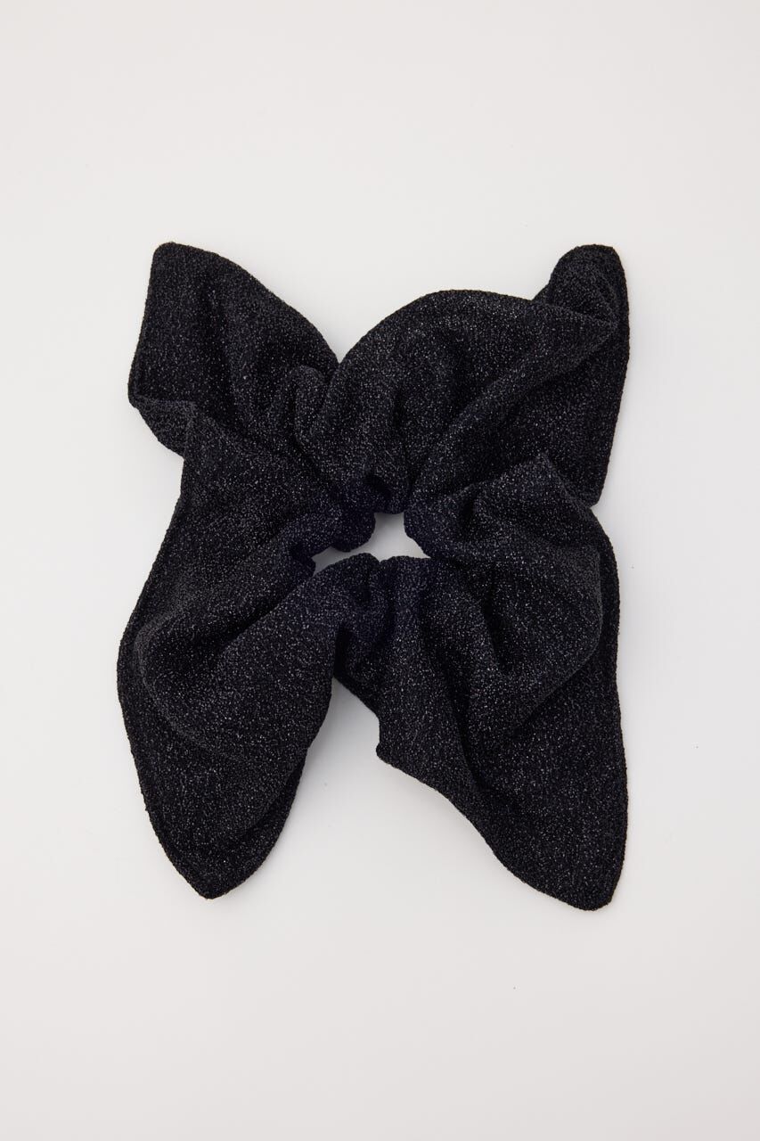 HeRIN.CYE「［予約］Lame square scrunchie」|その他|BLK