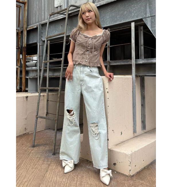 CALNAMUR「ハードダメージ２ＷＡＹデニムパンツ」|その他|