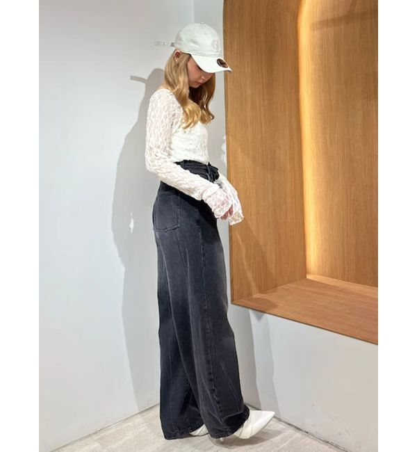 CALNAMUR「ローズモチーフルフパデニムパンツ」|その他|