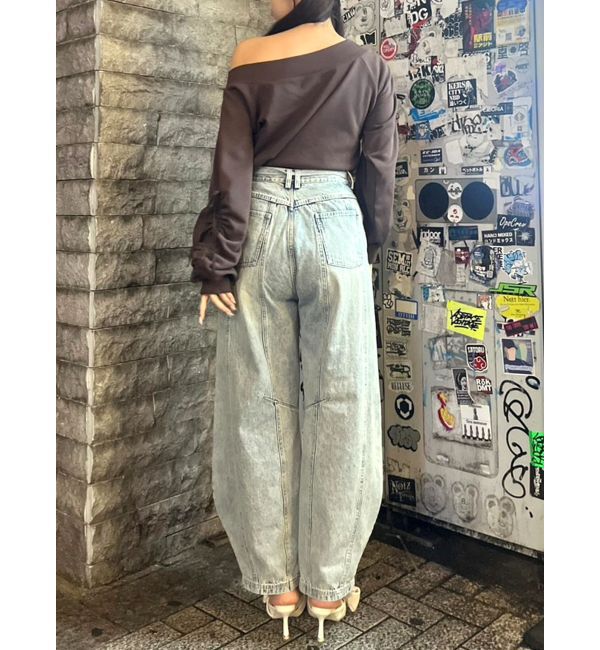 CALNAMUR「ローズモチーフルフパデニムパンツ」|その他|