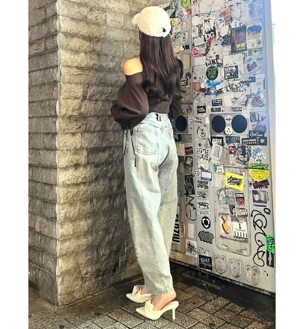 CALNAMUR「ローズモチーフルフパデニムパンツ」|その他|