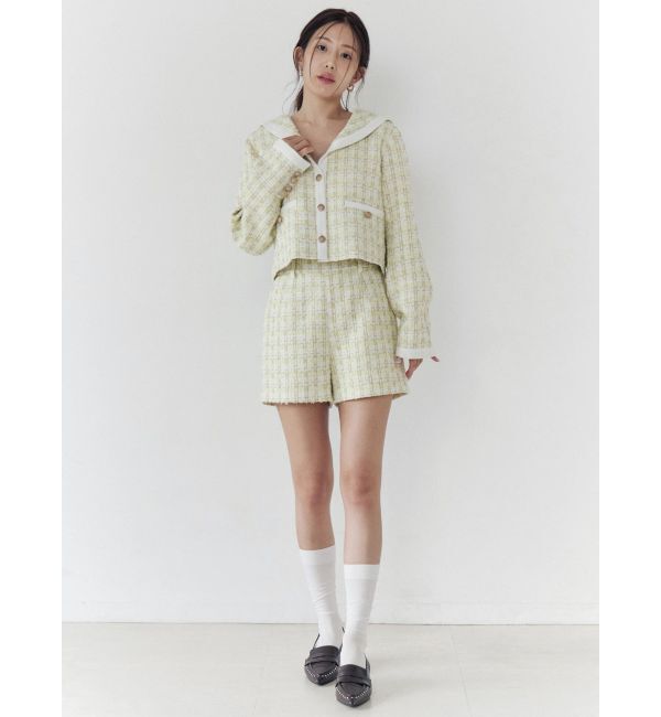 CALNAMUR「バックポケットツイードショートパンツ」|その他|