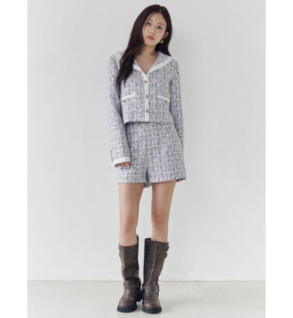 CALNAMUR「バックポケットツイードショートパンツ」|その他|