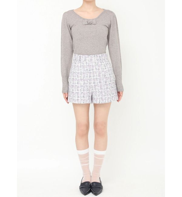 CALNAMUR「バックポケットツイードショートパンツ」|その他|