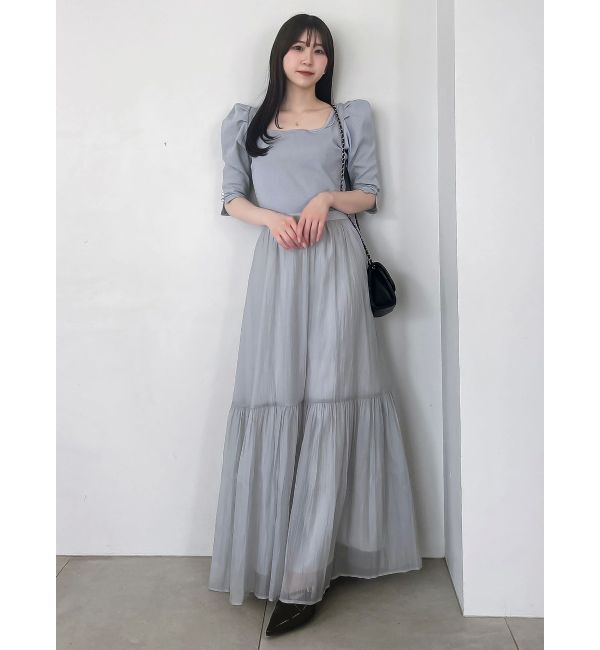 dazzlin「【藤井サチコラボ】パワショルドッキングワンピース」|ワンピース|