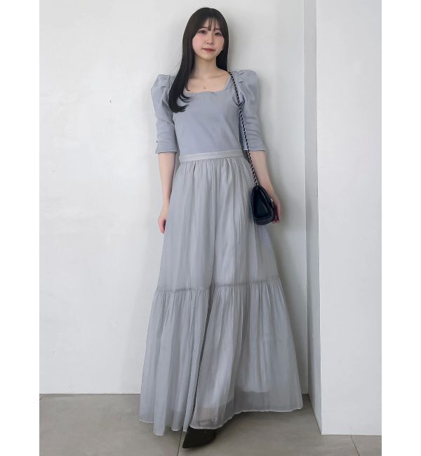 dazzlin「【藤井サチコラボ】パワショルドッキングワンピース」|ワンピース|