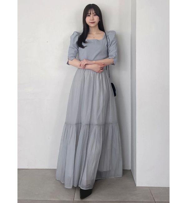 dazzlin「【藤井サチコラボ】パワショルドッキングワンピース」|ワンピース|