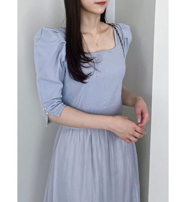 dazzlin「【藤井サチコラボ】パワショルドッキングワンピース」|ワンピース|