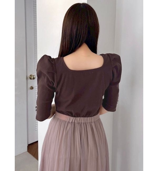 dazzlin「【藤井サチコラボ】パワショルドッキングワンピース」|ワンピース|