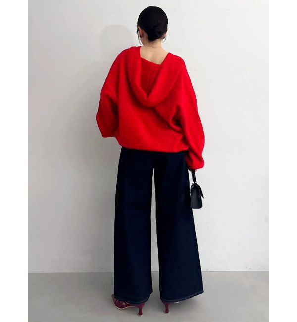 dazzlin「【吉田朱里】リラックスニットフーディ」|パーカー|