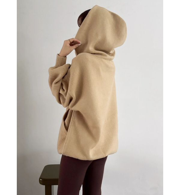 dazzlin「【吉田朱里】リラックスニットフーディ」|パーカー|