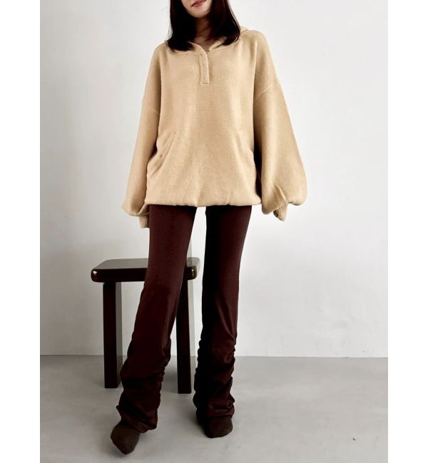 dazzlin「【吉田朱里】リラックスニットフーディ」|パーカー|