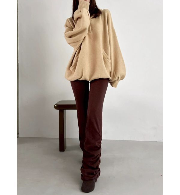 dazzlin「【吉田朱里】リラックスニットフーディ」|パーカー|