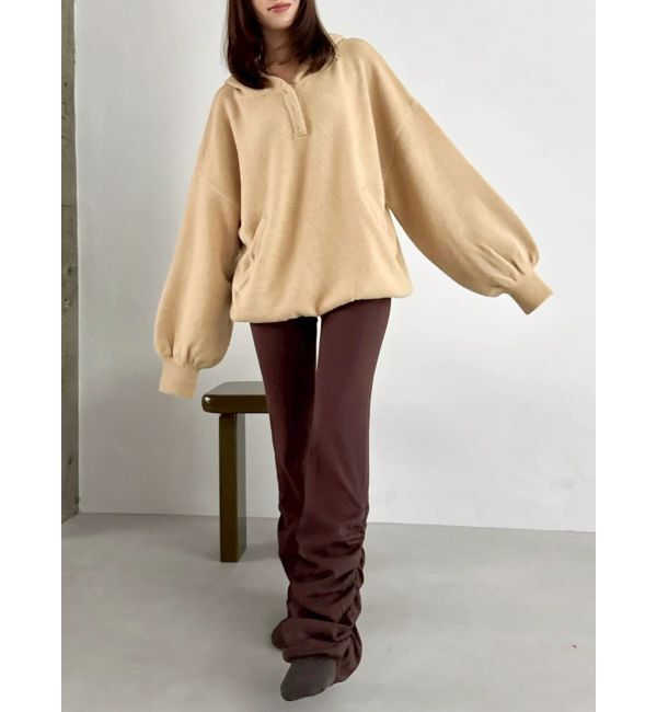 dazzlin「【吉田朱里】リラックスニットフーディ」|パーカー|