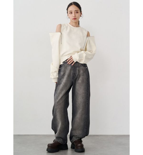 MURUA「2WAYジップスウェット」|スウェット・ジャージ|