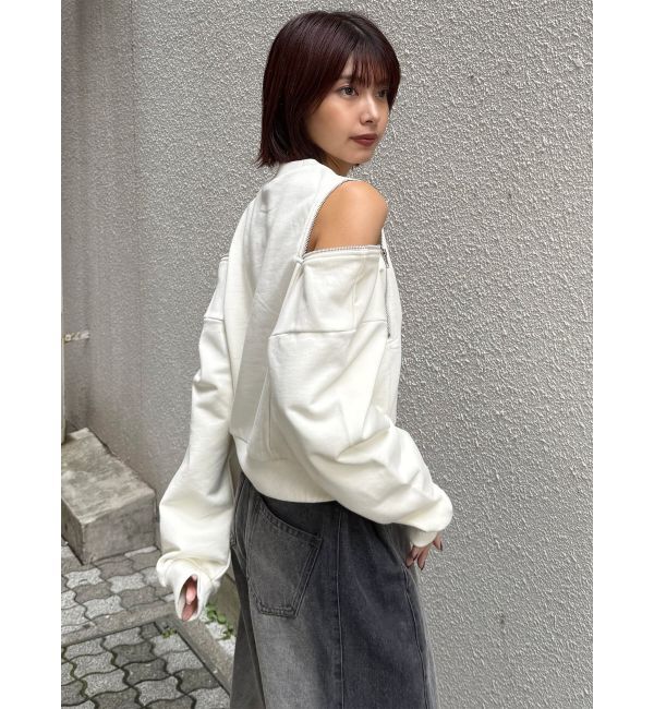 MURUA「2WAYジップスウェット」|スウェット・ジャージ|