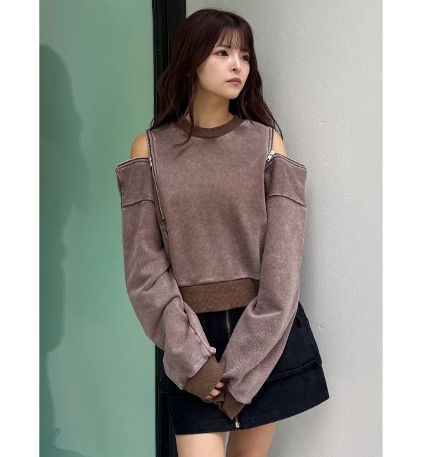 MURUA「2WAYジップスウェット」|スウェット・ジャージ|