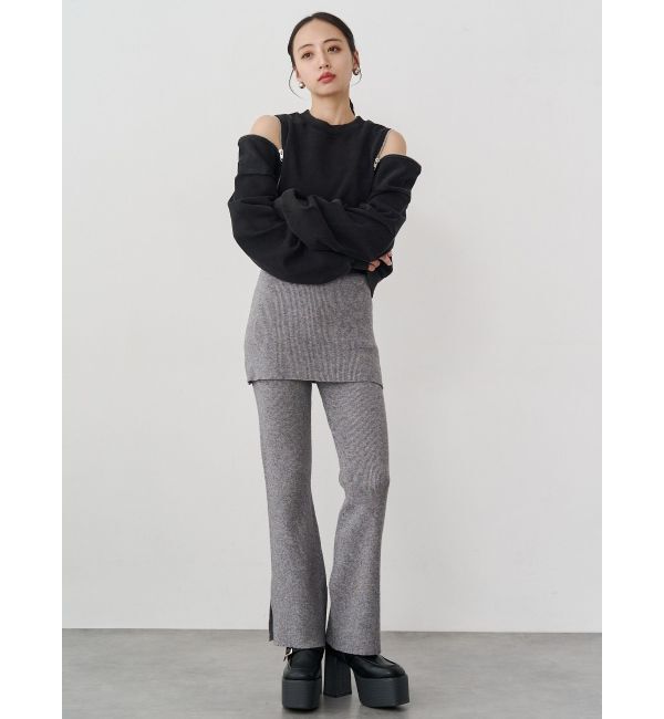 MURUA「2WAYジップスウェット」|スウェット・ジャージ|