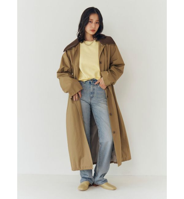 Ungrid「ハイウエストロールアップスリムデニム」|デニム|