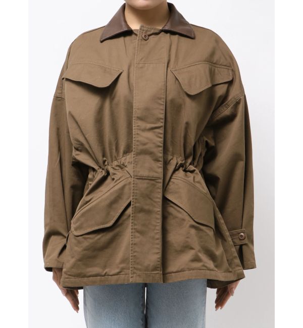 Ungrid「レザードッキングミリタリーブルゾン」|ブルゾン・スタジャン|