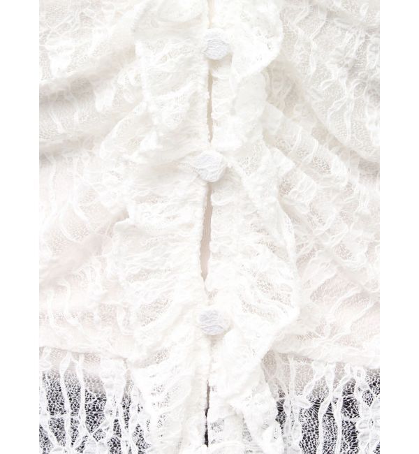 LAGUNAMOON「レースフリルペプラムトップス」|Tシャツ・カットソー|