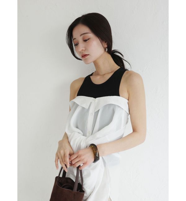 LAGUNAMOON「2wayシアーシャツ」|シャツ・ブラウス|