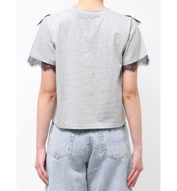 LAGUNAMOON「レースドッキングTシャツ」|Tシャツ・カットソー|