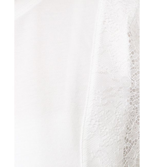 LAGUNAMOON「レースドッキングTシャツ」|Tシャツ・カットソー|