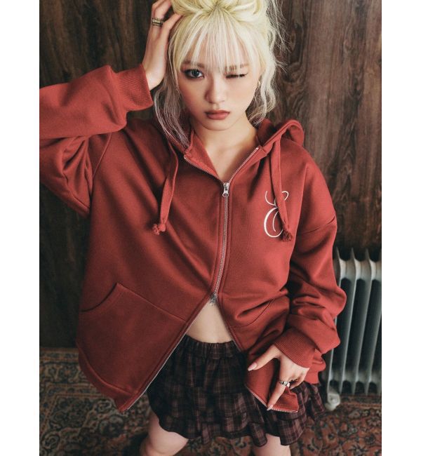 EVRIS「フリルチェックミニスカート」|スカート|