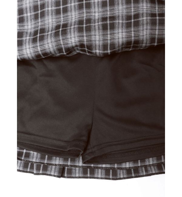 EVRIS「フリルチェックミニスカート」|スカート|