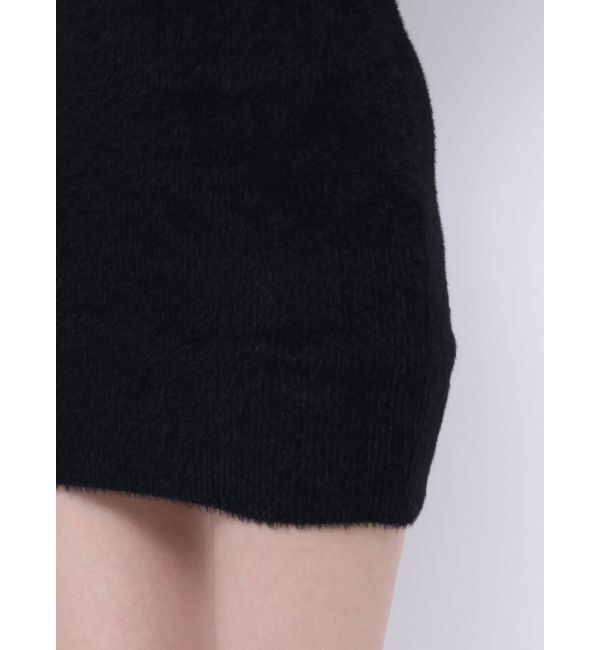 GYDA「Symmetry GYDAチャーム付きシャギーニットキャミワンピース【SETUP着用可】」|ワンピース|