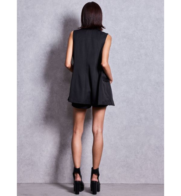 GYDA「SymmetryGYDA bijouバックル ジレ」|ベスト・ジレ|