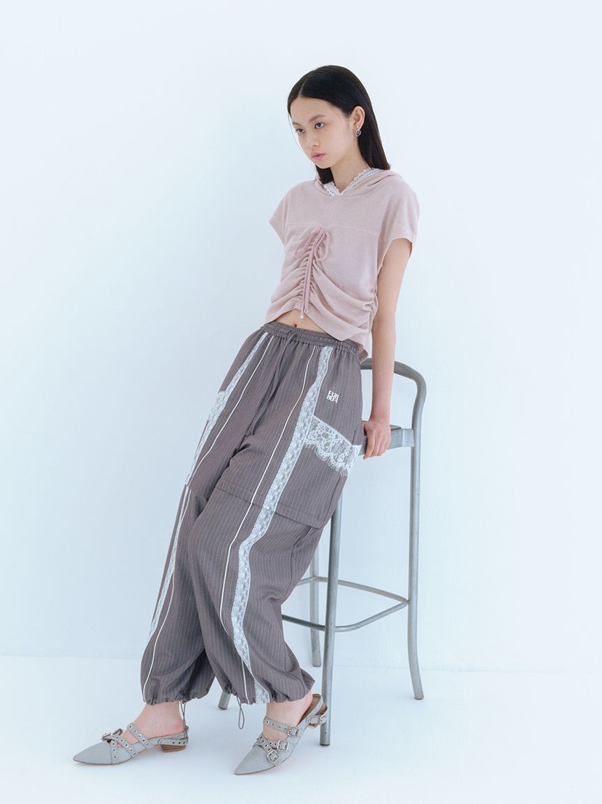 FURFUR「クロスストラップアイレットシューズ」|サンダル|