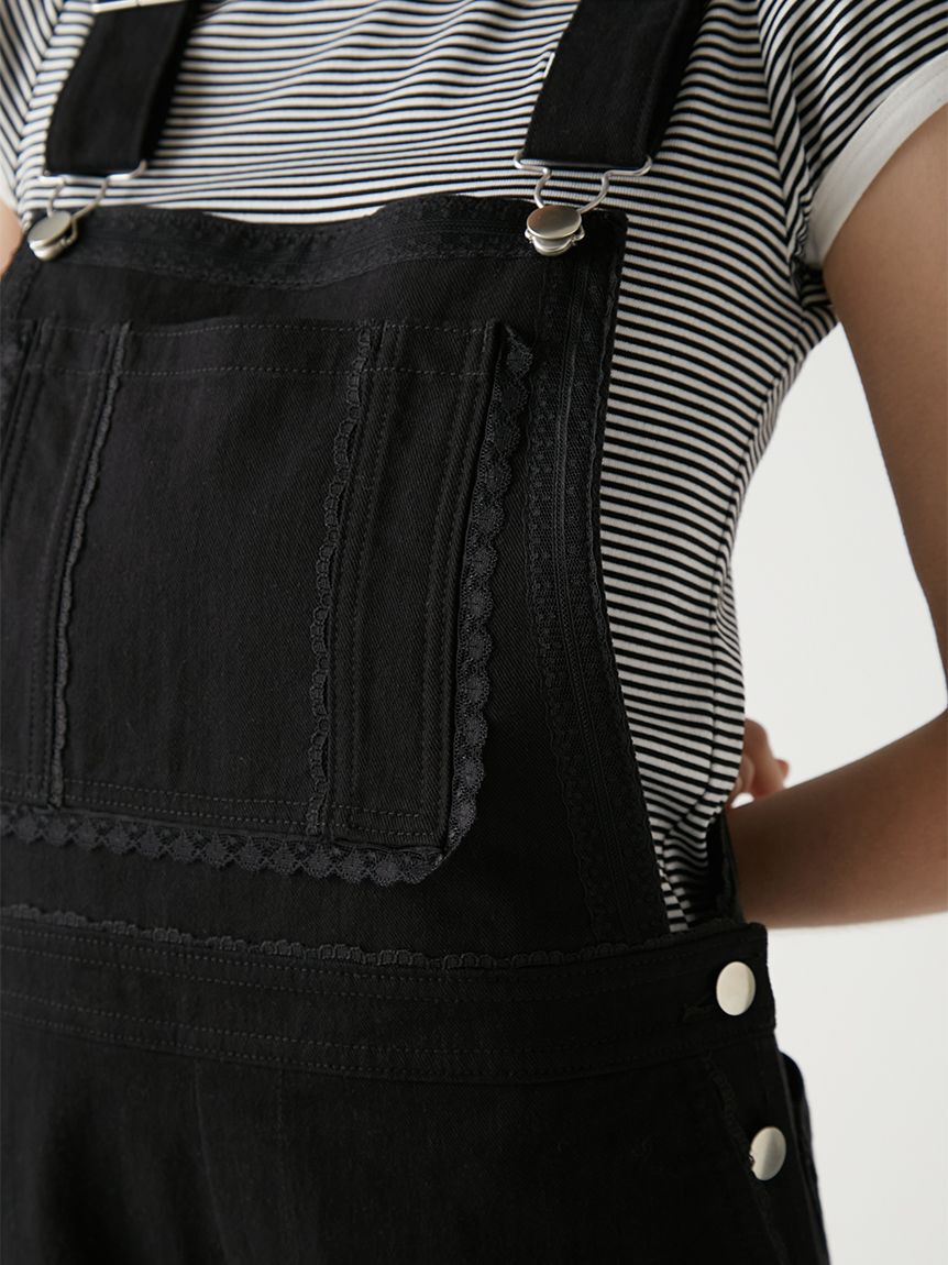 FURFUR「レーストリムオーバーオール」|チノ|