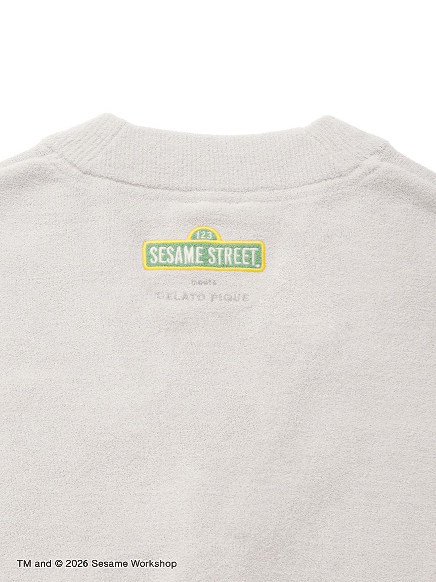 GELATO PIQUE HOMME「【SESAME STREET】【HOMME】エアリーモコアップリケカーディガン」|カーディガン|