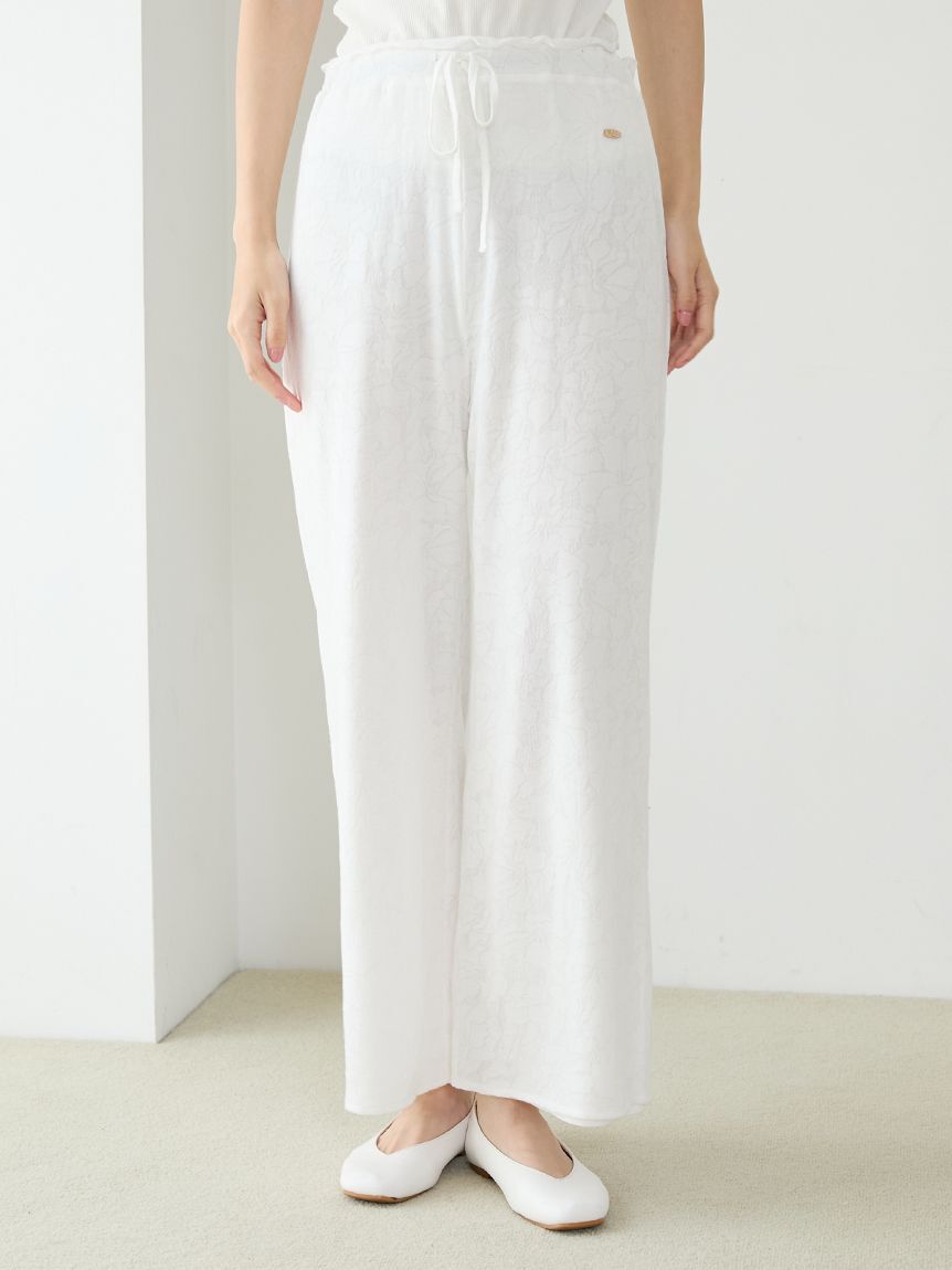 gelato pique「さくらレーシージャガードロングパンツ」|ルームウェア|