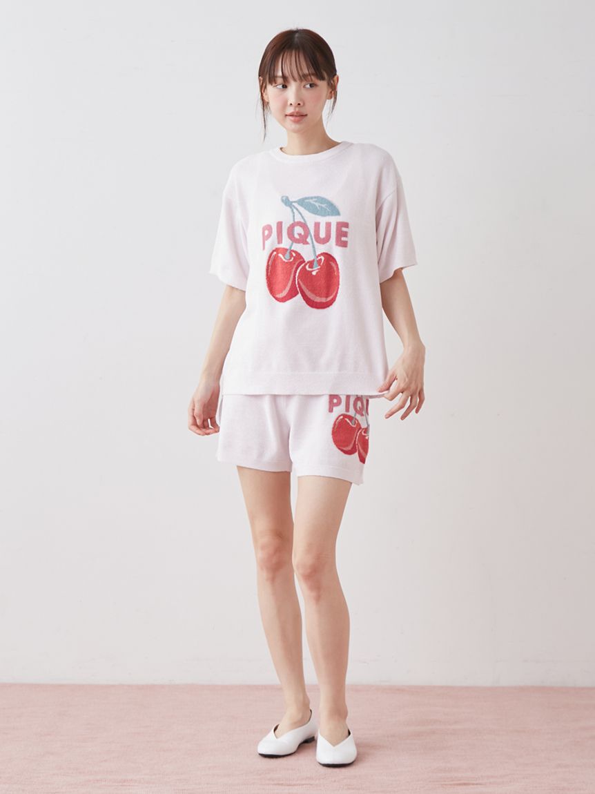 gelato pique「スムーズィーフルーツジャガードプルオーバー」|ルームウェア|