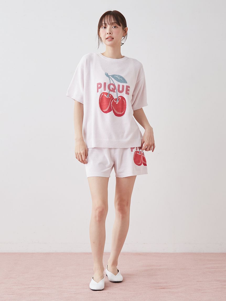 gelato pique「スムーズィーフルーツジャガードプルオーバー」|ルームウェア|