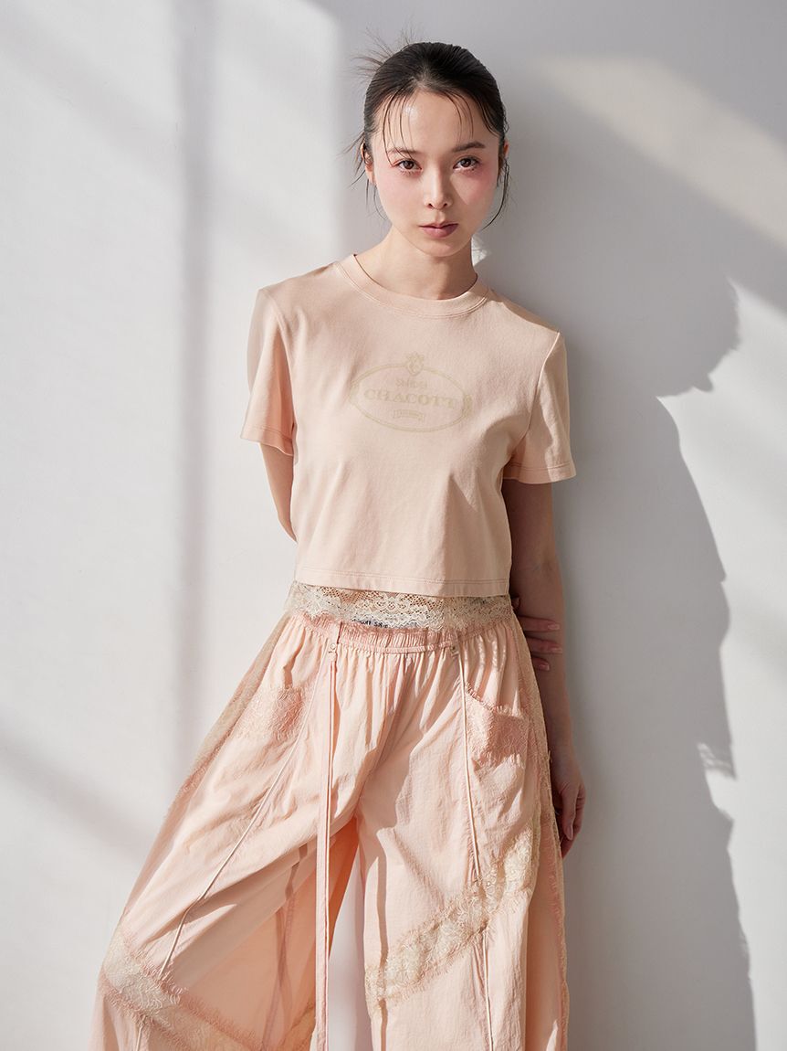 SNIDEL「【Chacott】コラボナイロンレースパンツ」|チノ|