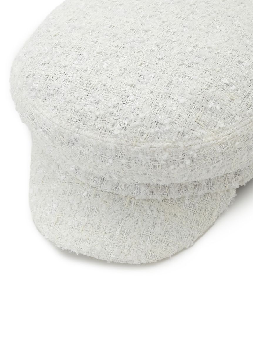 SNIDEL「ツイードキャスケット」|キャップ・キャスケット|