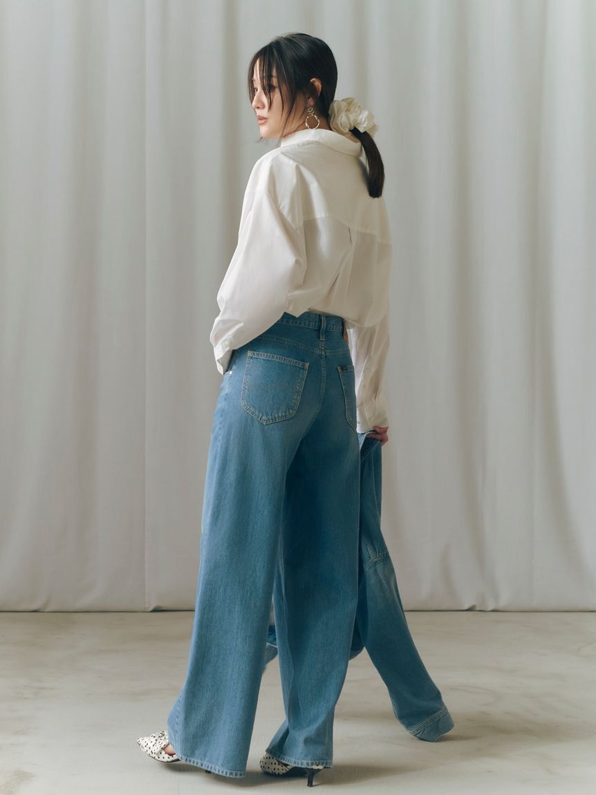 FRAY I.D「【Lee&times; FRAY I.D】ワイドパンツ」|デニム|