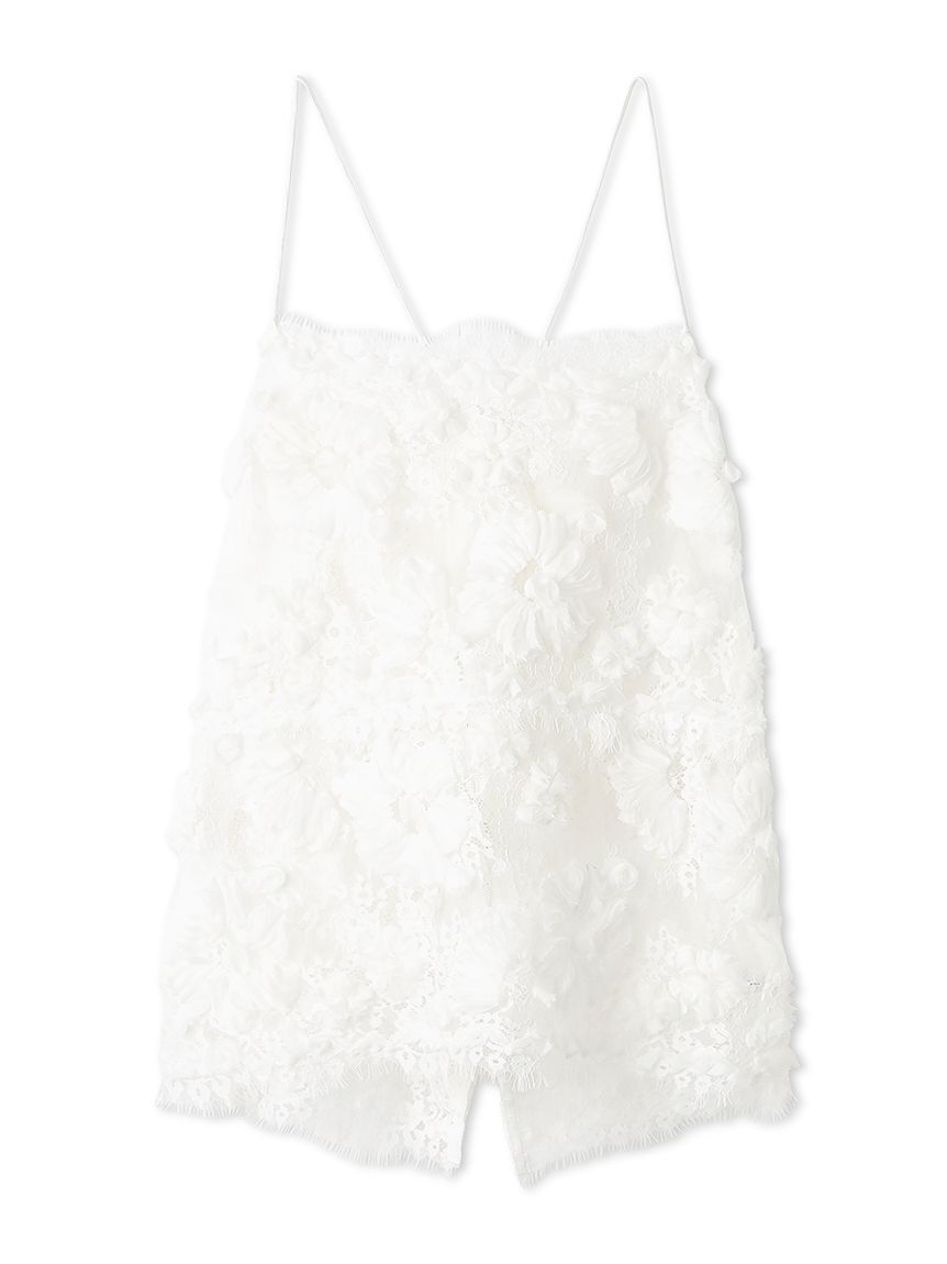 FRAY I.D「フラワーエンブロイダリーレースキャミソール」|キャミソール|