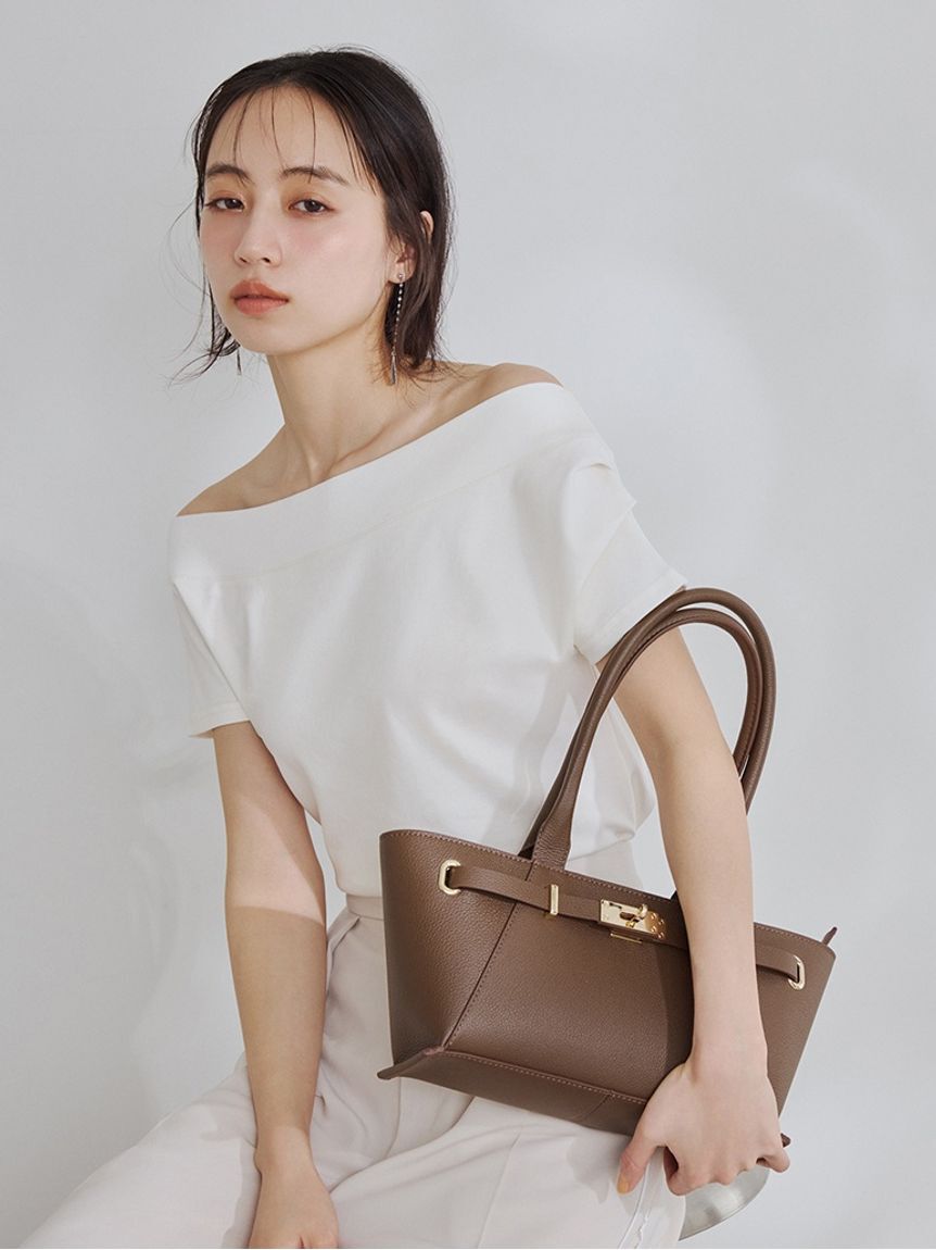 FRAY I.D「ベルトデザインレザートートバッグ」|トートバッグ|